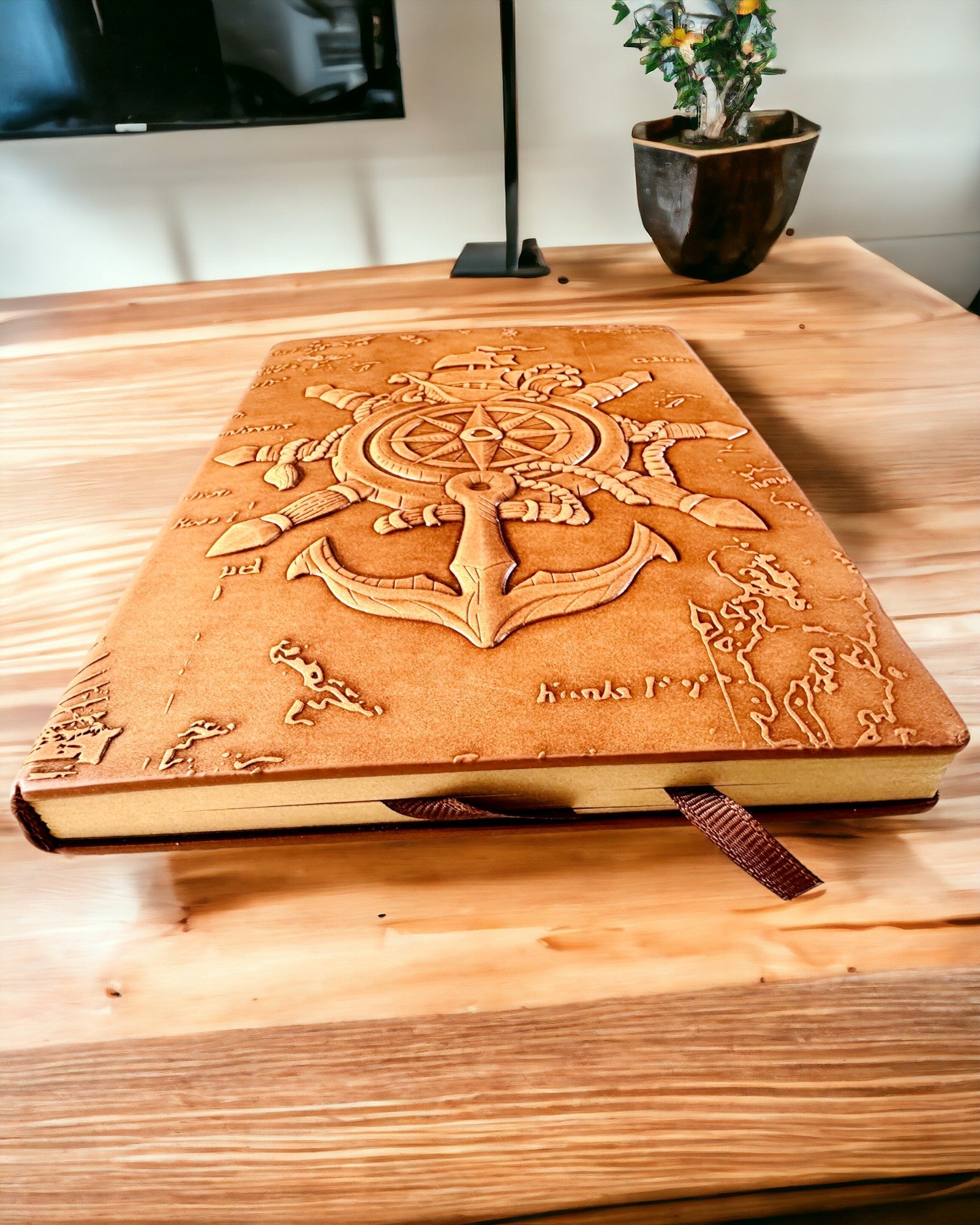 Taccuini a tema nautico "Nautica" con opzione di personalizzazione tramite incisione, per regalo