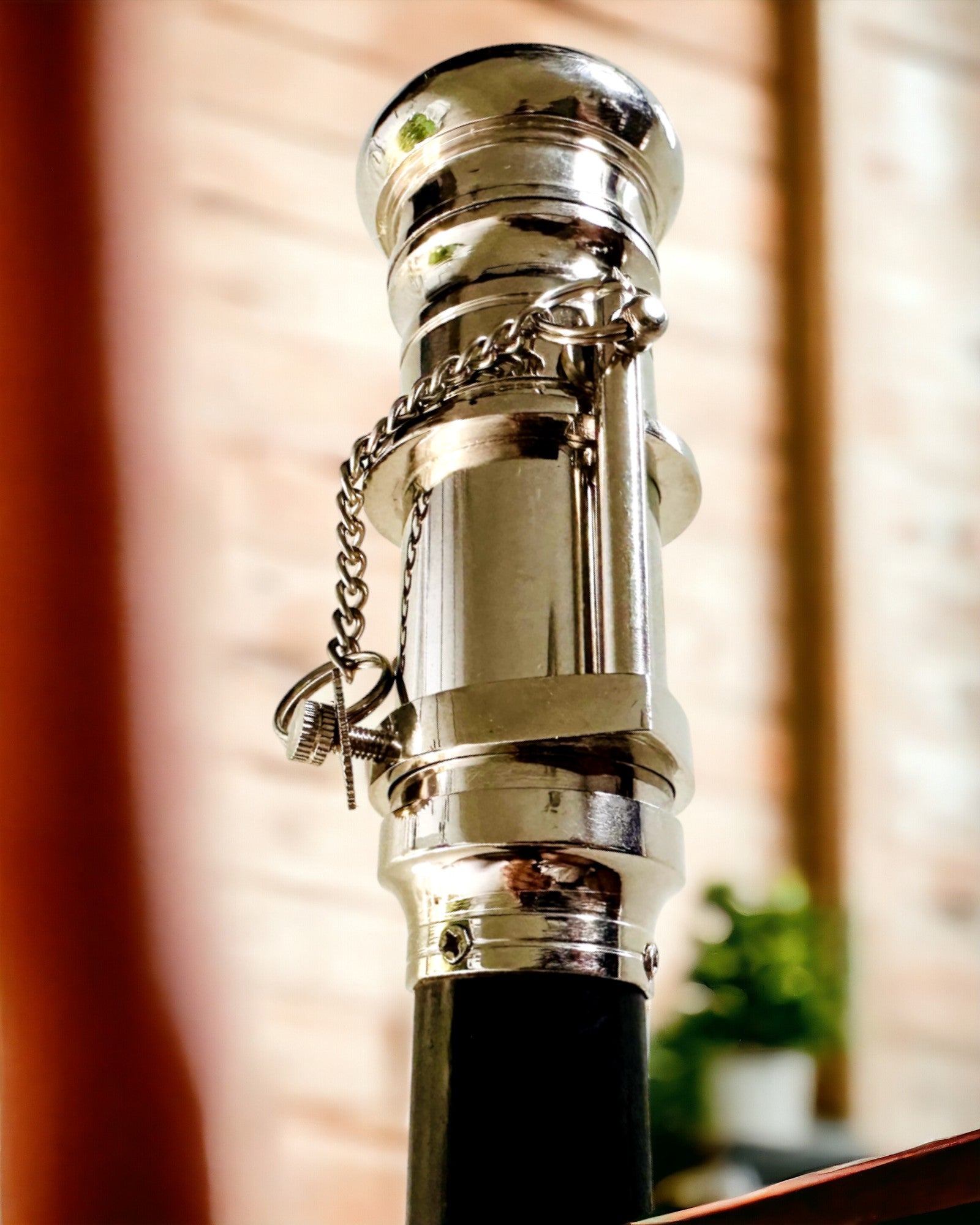 BASTONE DA PASSEGGIO CON IMPUGNATURA A TELESCOPIO – ELEGANTE E ALLA MODA, 95 CM - "Navigator's Crest"