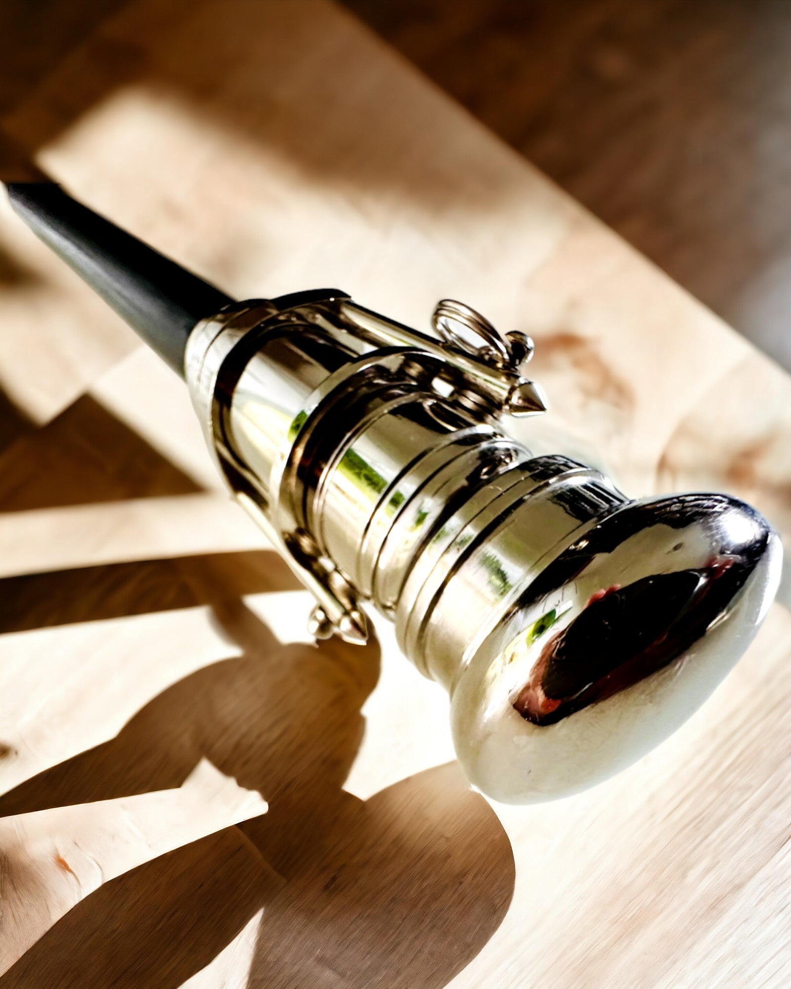 BASTONE DA PASSEGGIO CON IMPUGNATURA A TELESCOPIO – ELEGANTE E ALLA MODA, 95 CM - "Navigator's Crest"