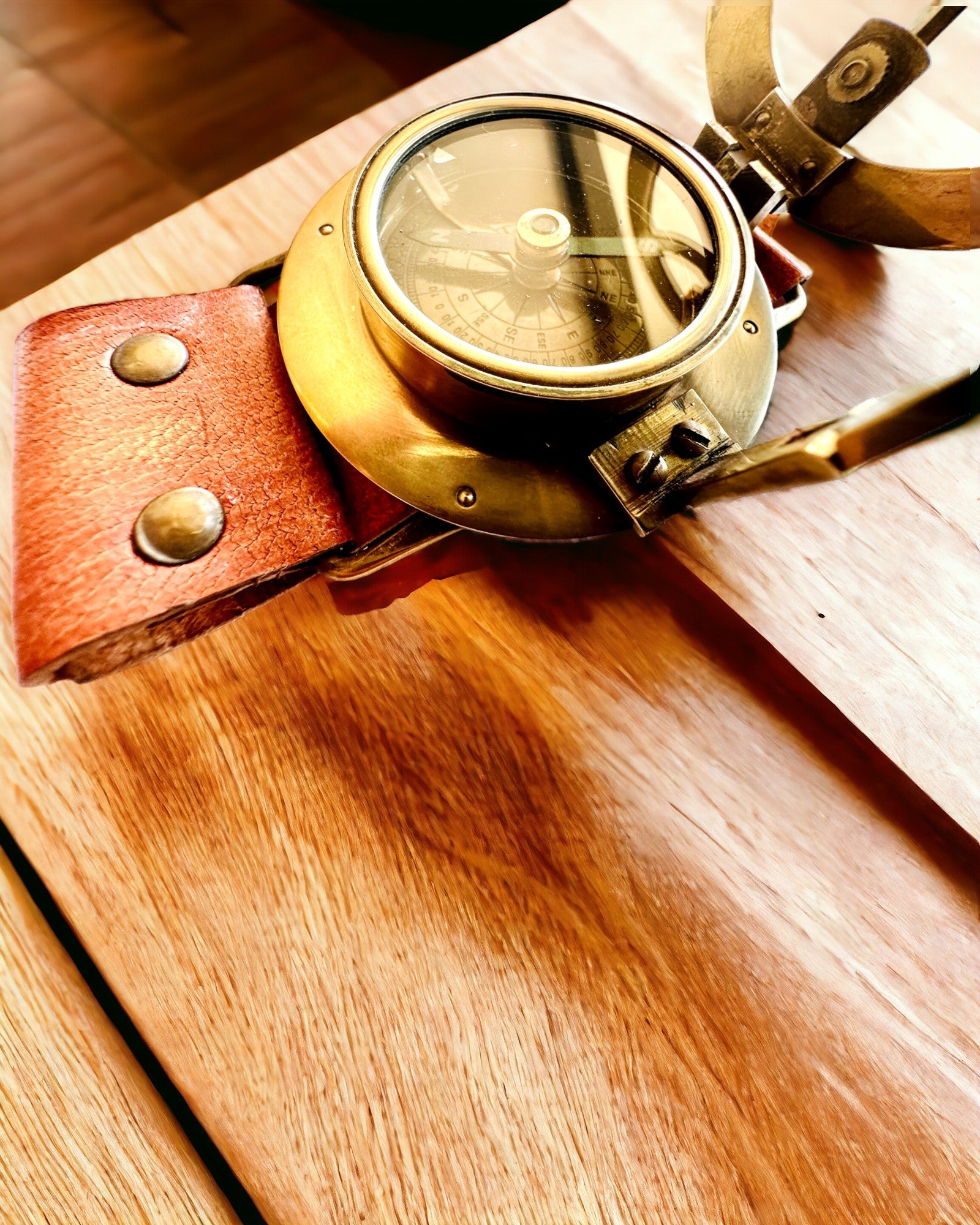 Orologio Solare "Antico Compasso", orologio da polso con bussola, possibilità di personalizzazione con incisione