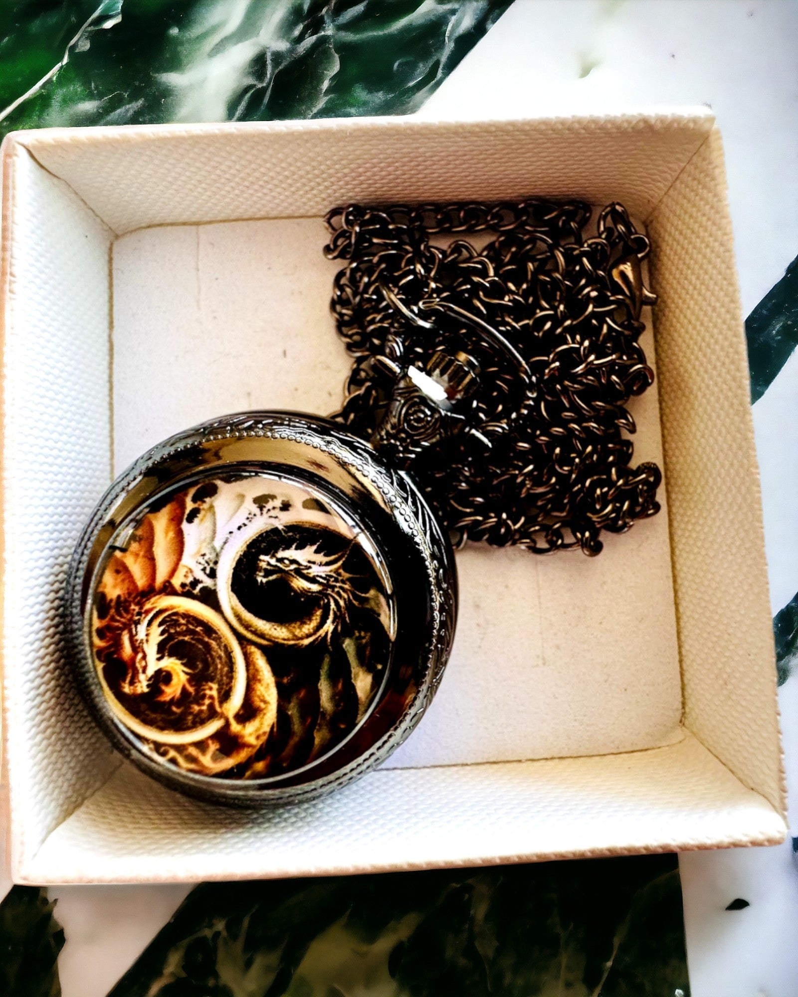 Orologio da Tasca "Smocza Aura" con Opzione di Personalizzazione