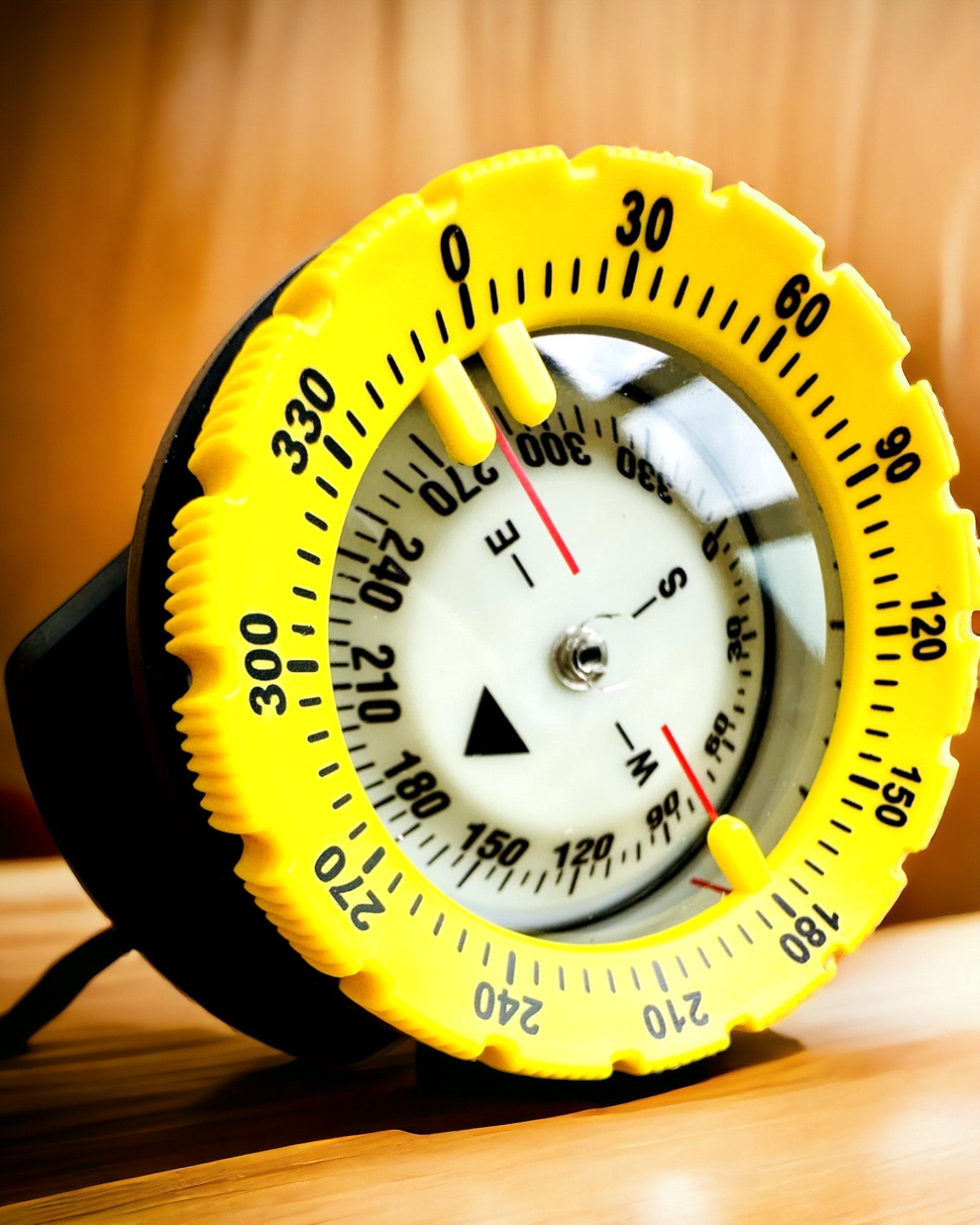 Bussola da immersione AquaGuide - bussola impermeabile con funzione di luminescenza e cinturino flessibile, possibilità di personalizzazione