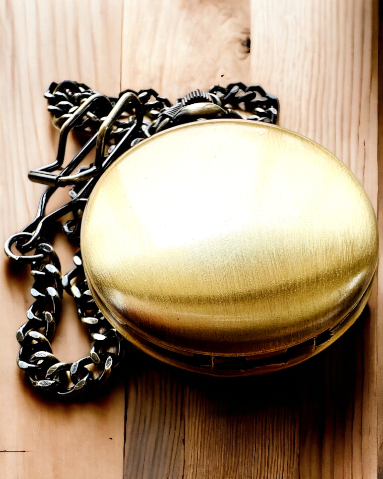 Orologio da tasca classico "Vintage Elegance", colore oro, possibilità di personalizzazione con incisione