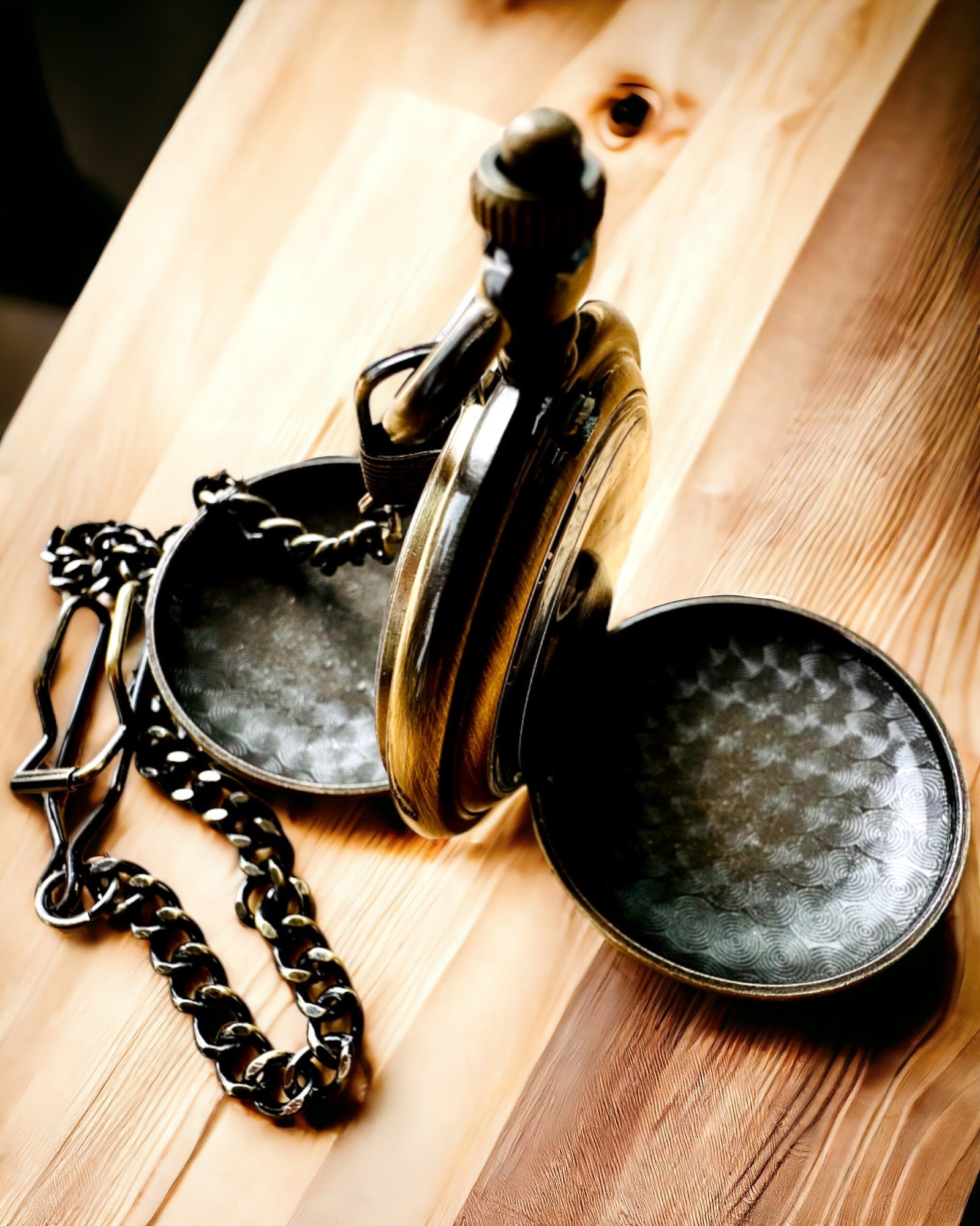 Orologio da tasca classico "Vintage Elegance", colore oro, possibilità di personalizzazione con incisione