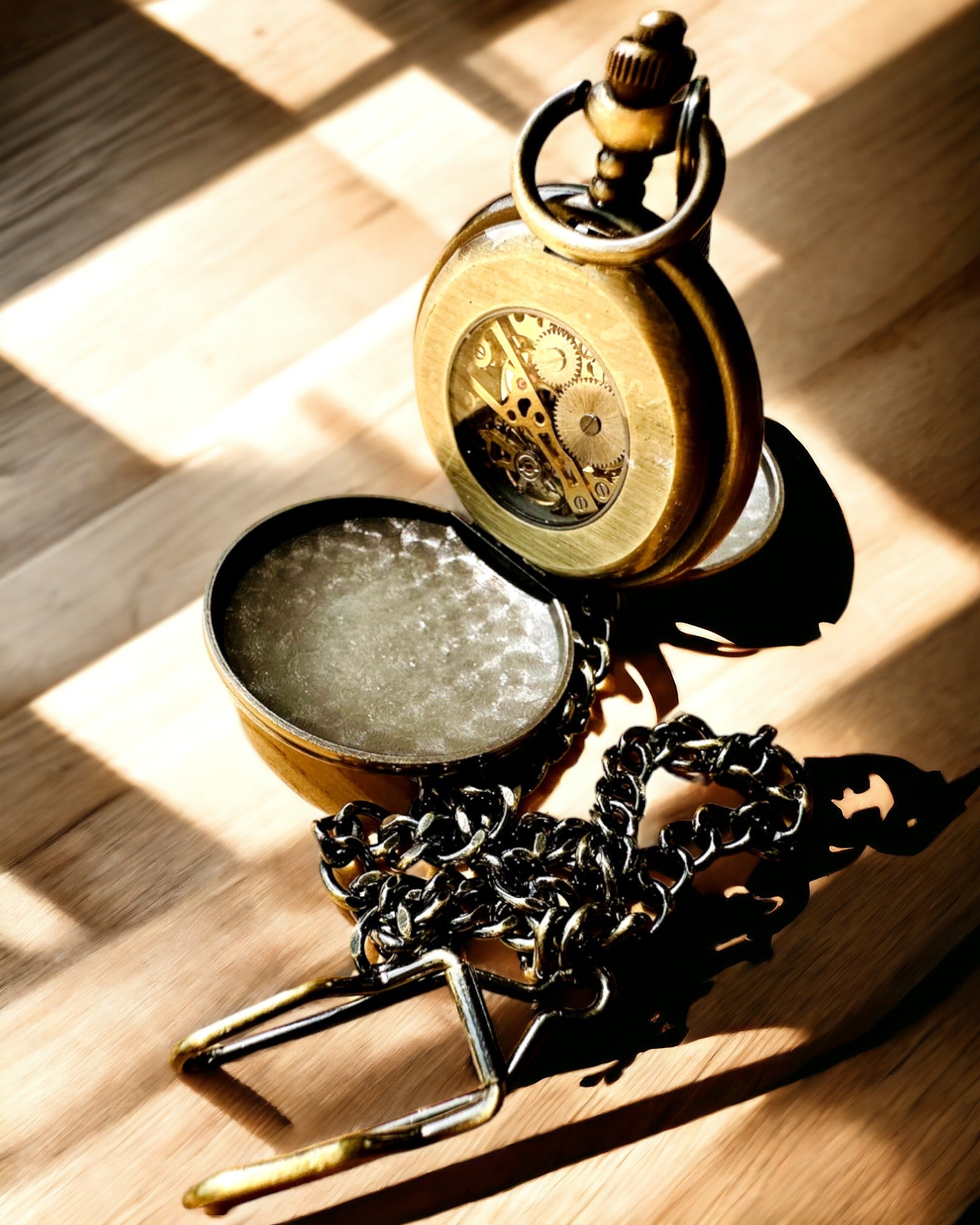 Orologio da tasca classico "Vintage Elegance", colore oro, possibilità di personalizzazione con incisione