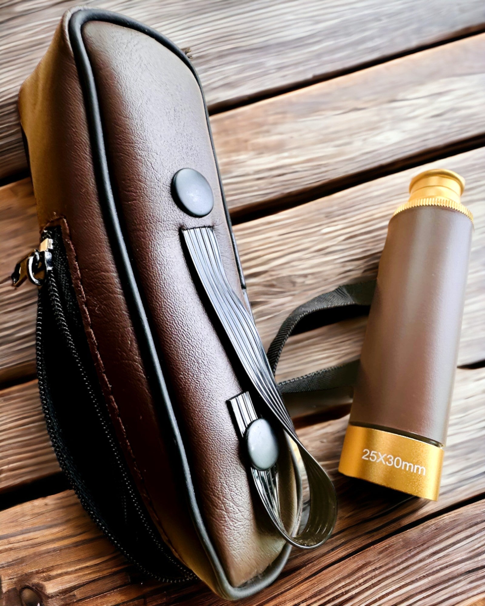 Lunetta Monoculare Explorer 25x30 - Telescopio Portatile e Pieghevole, possibilità di personalizzazione con incisione