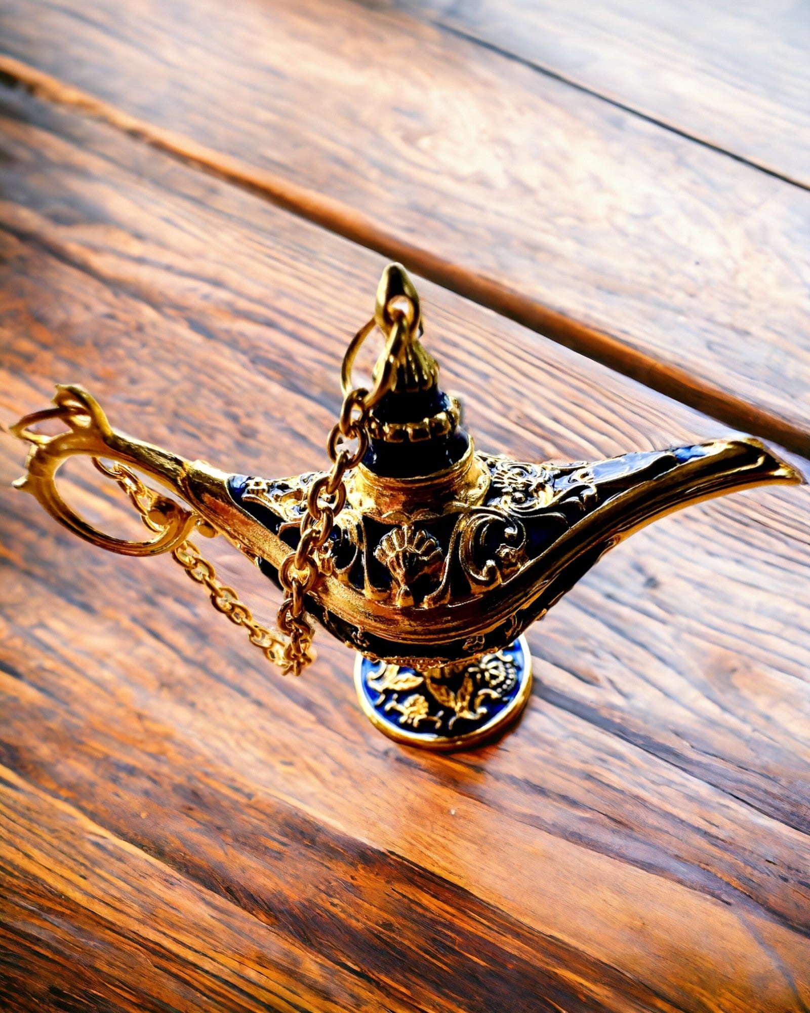 Piccola Lampada Magica di Aladino da 4 cm, portachiavi, 6 varianti di colore - Ricordi Incantati, personalizzazione con incisione