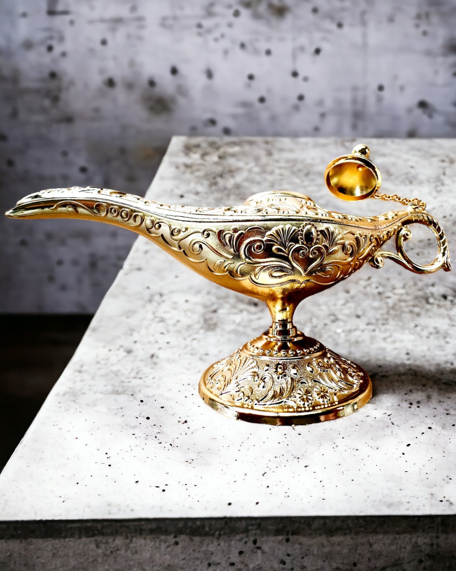 Lampada Magica di Aladino con Opzione di Incisione - Variante Classica Oro, intrecciata