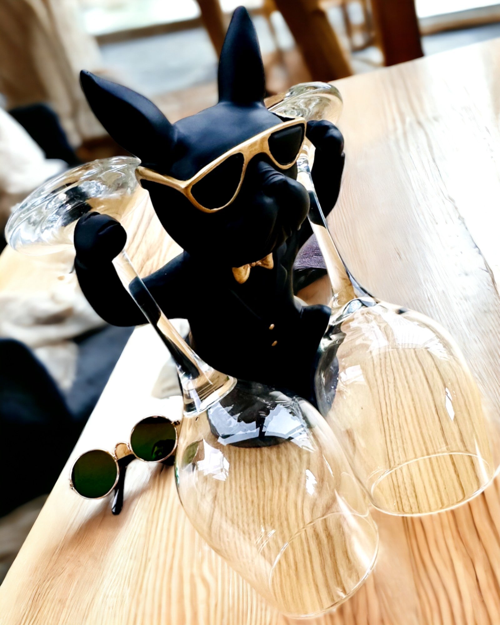 Figurina Bulldog Elegance - Esclusivo portabicchieri, possibilità di personalizzazione con incisione