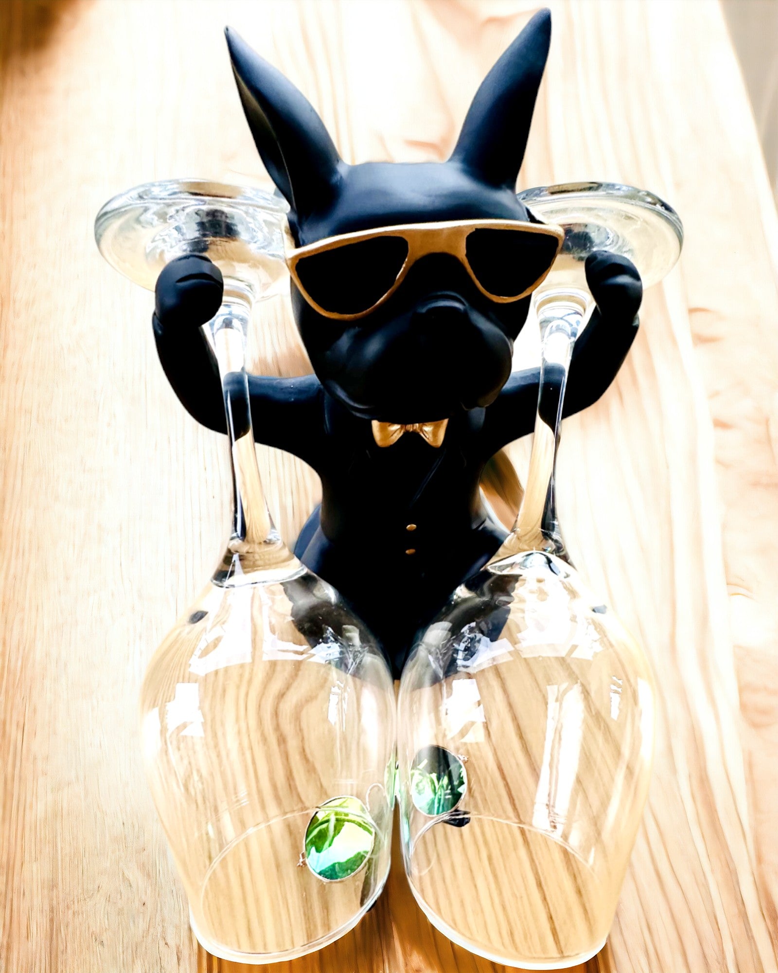 Figurina Bulldog Elegance - Esclusivo portabicchieri, possibilità di personalizzazione con incisione