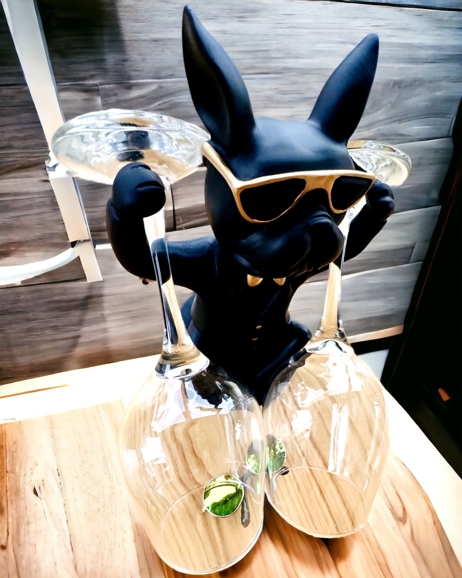 Figurina Bulldog Elegance - Esclusivo portabicchieri, possibilità di personalizzazione con incisione