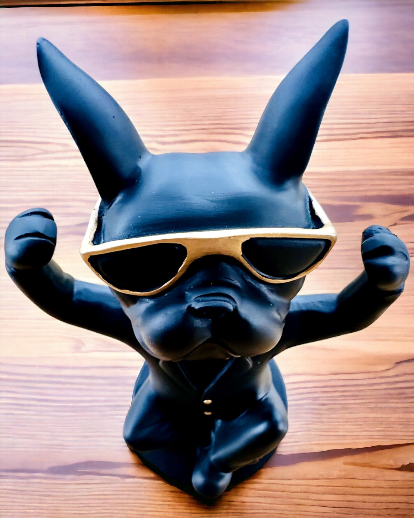 Figurina Bulldog Elegance - Esclusivo portabicchieri, possibilità di personalizzazione con incisione