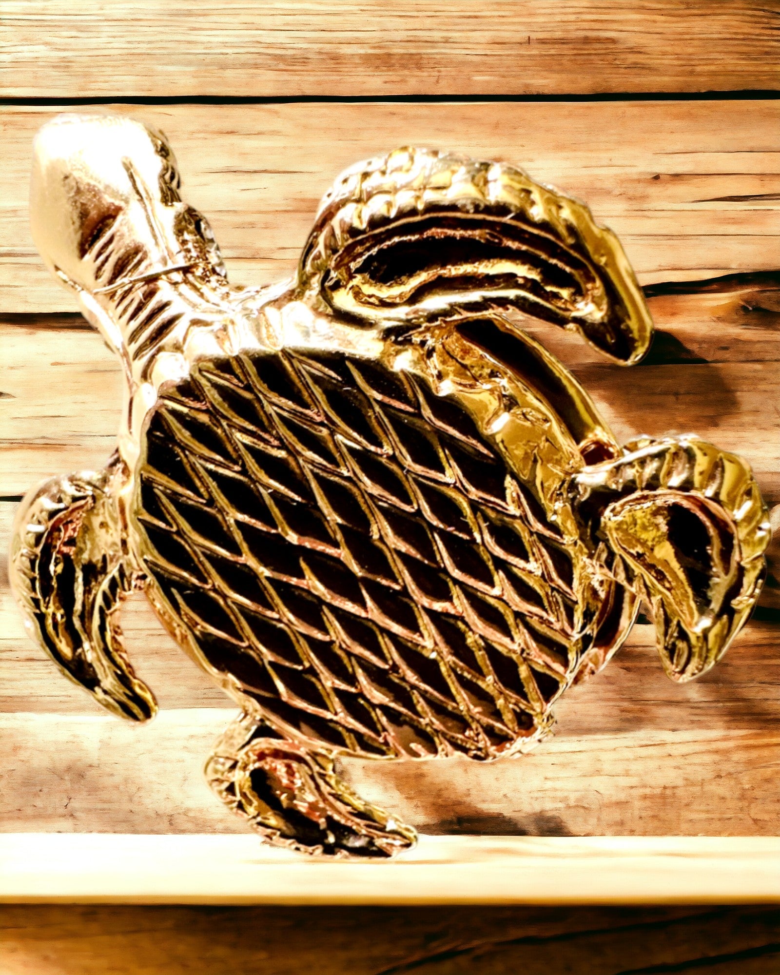 Szkatułka "Żółwiowa Rodzinka" - colore arancione, personalizzazione con incisione