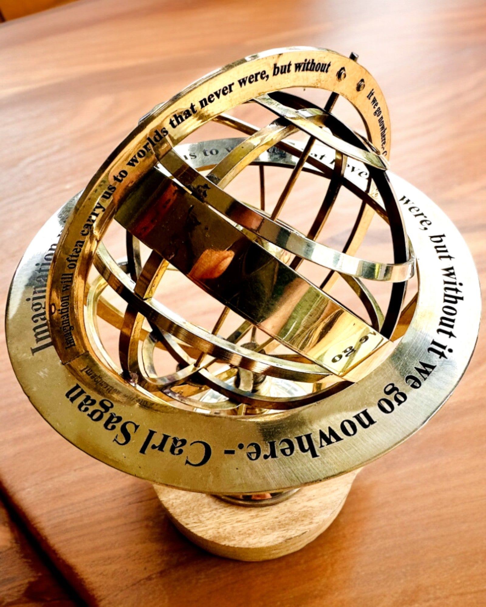 Astrolabium Artis - Fatto a Mano con Opzione di Incisione, decorazione per ufficio, premium