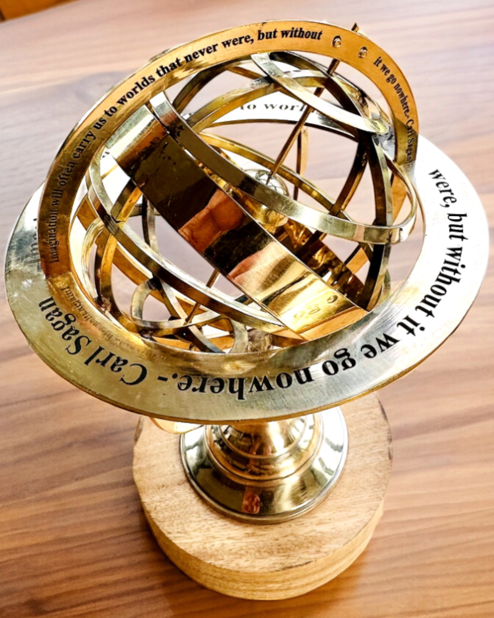 Astrolabium Artis - Fatto a Mano con Opzione di Incisione, decorazione per ufficio, premium