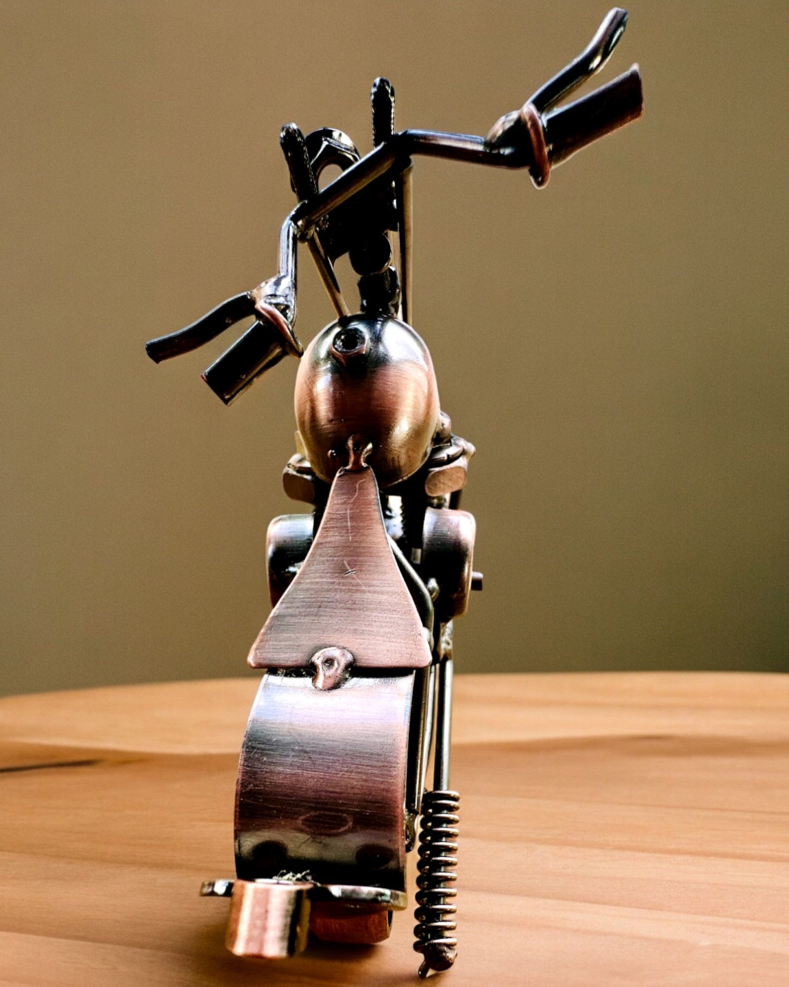 Modello di Motocicletta Fatto a Mano in ferro, Chopper, personalizzazione, incisione per regalo