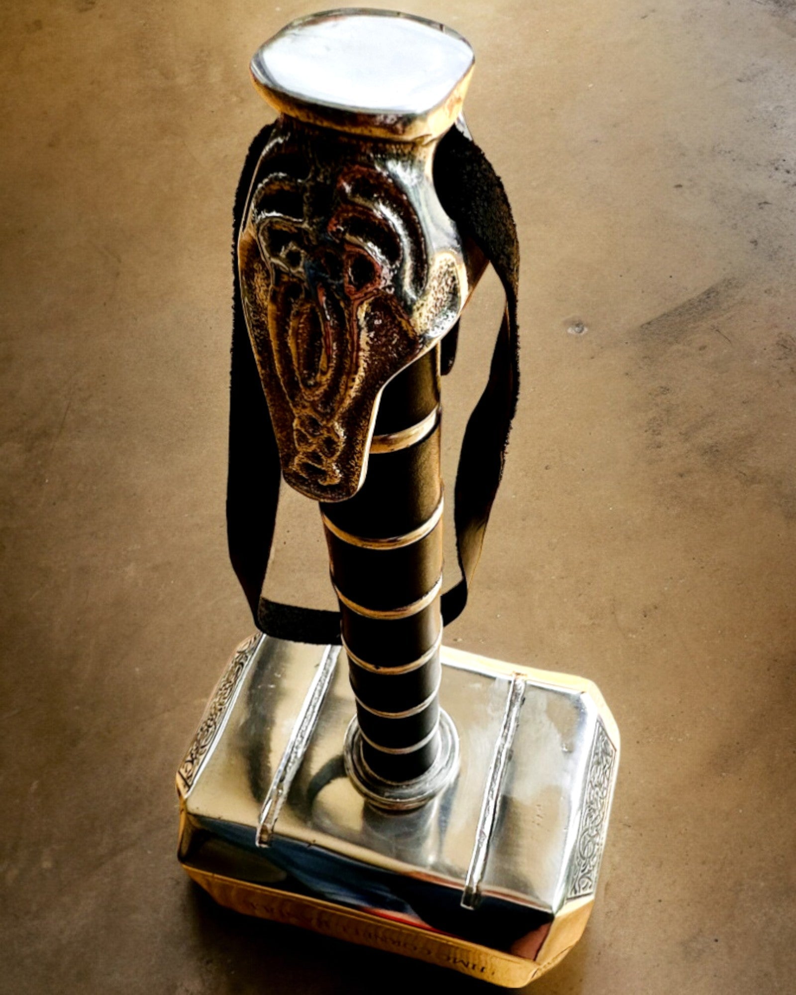 Młot Thora "Chief" - Martello Artigianale Fatto a Mano, personalizzazione con incisione per regalo