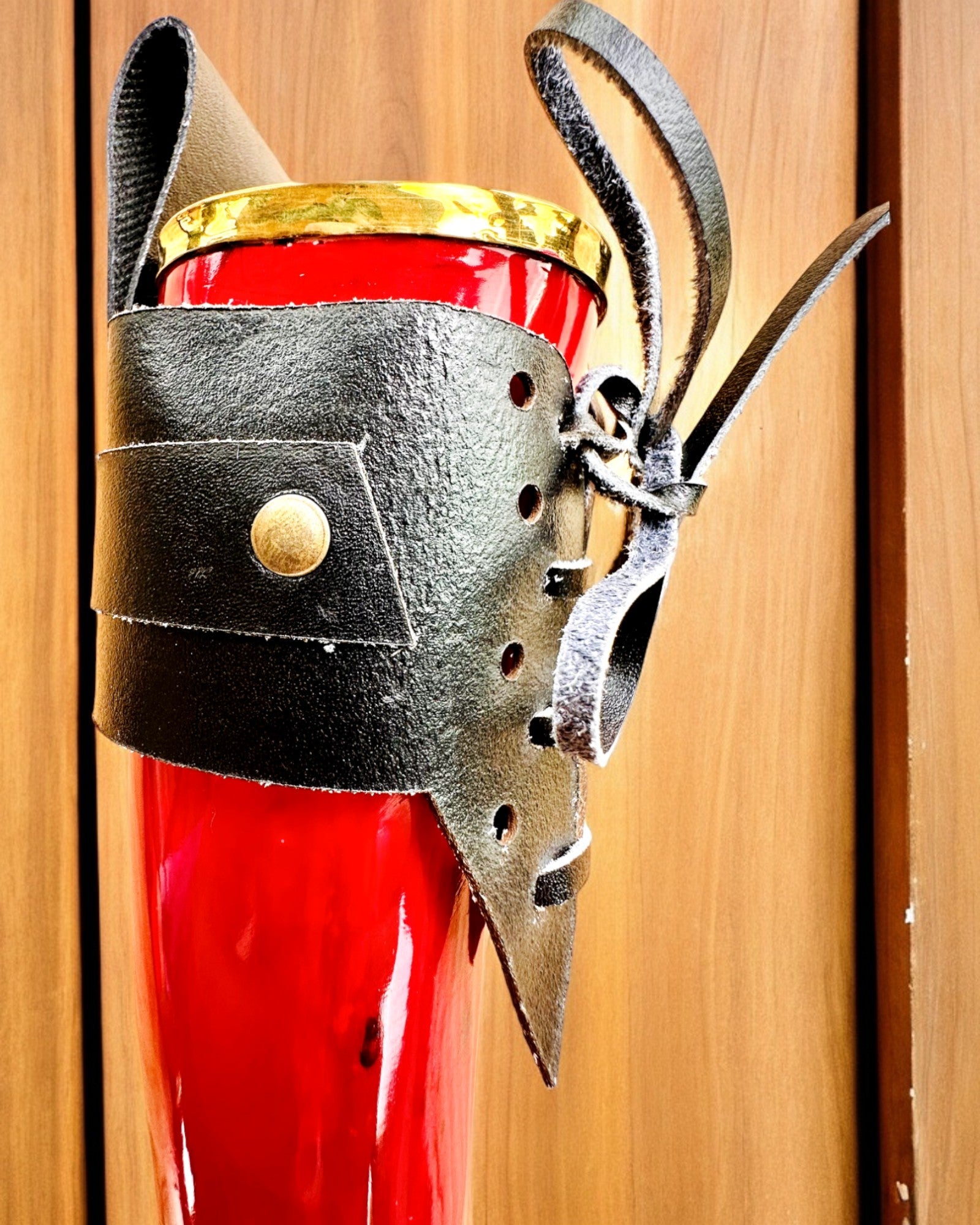 Tazza corno del guerriero - Rosso - personalizzabile con incisione