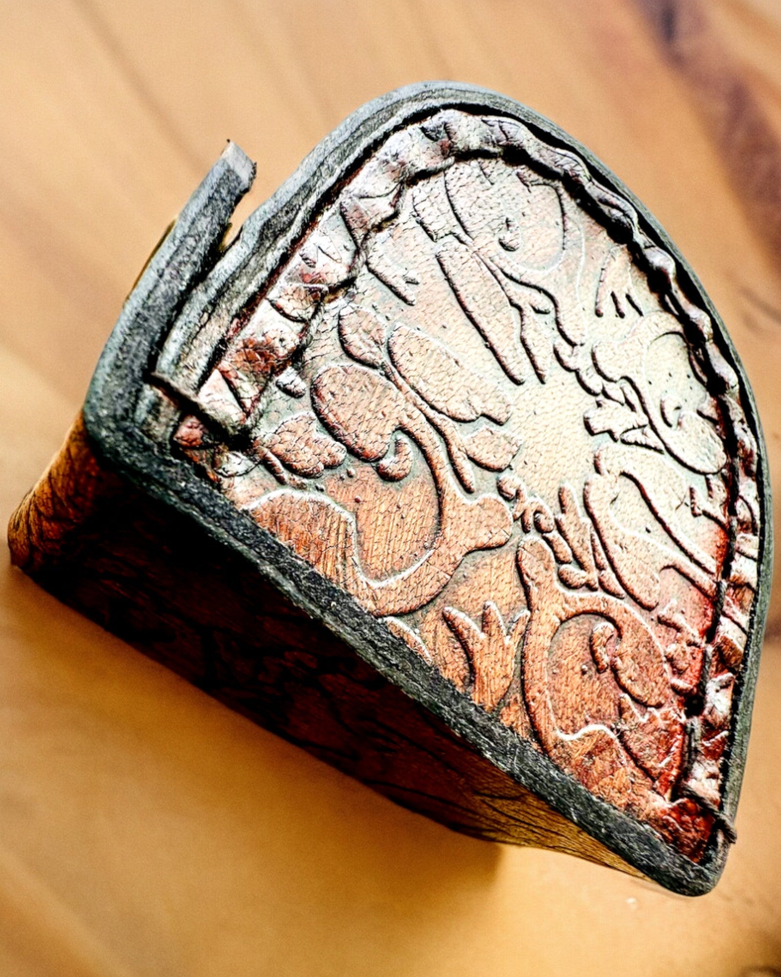 Elegante Custodia Maharadży per Orologio da Tasca o Bussola - possibilità di personalizzazione con incisione