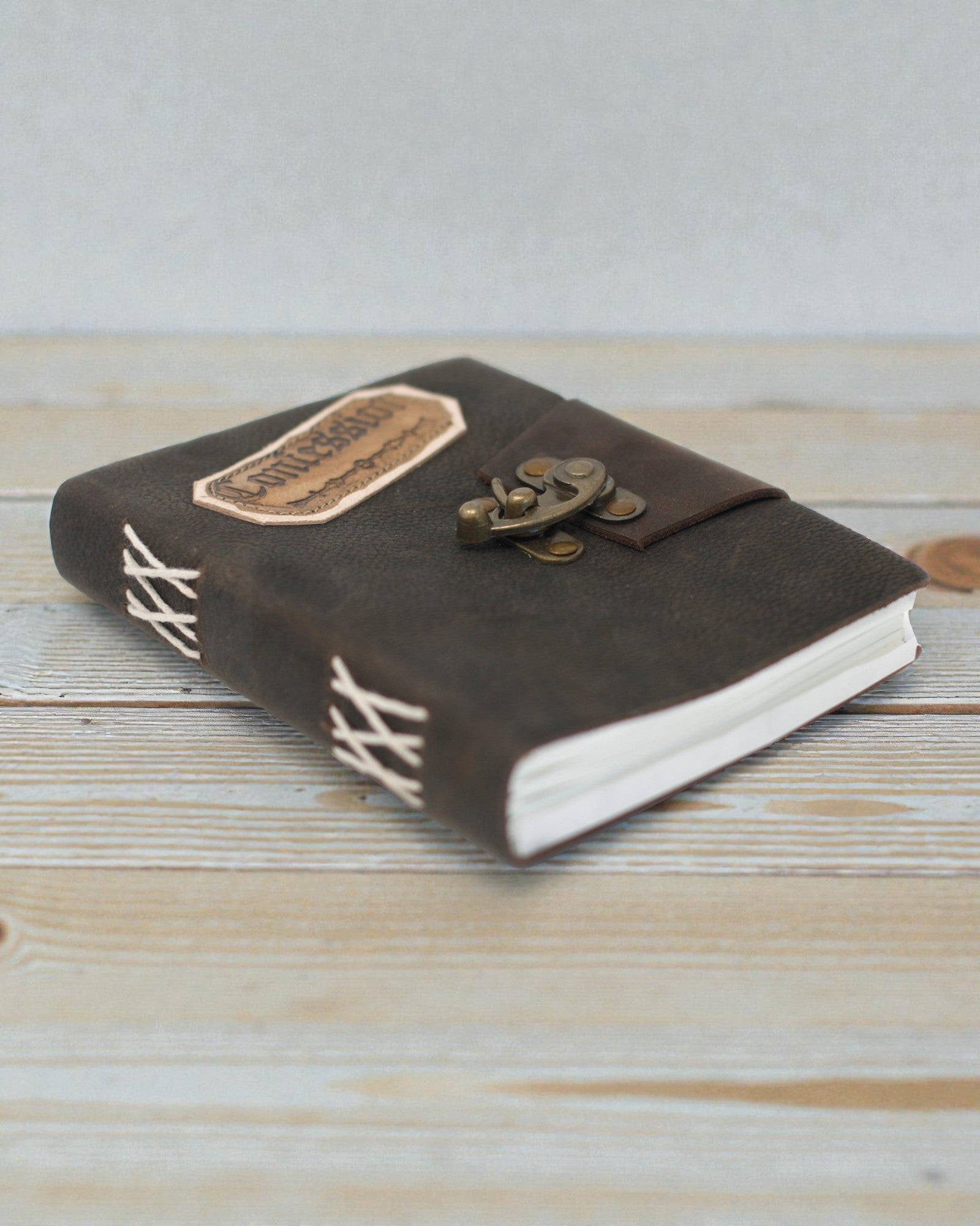 Secretum Anima – Taccuino in pelle “Confessione” con chiusura