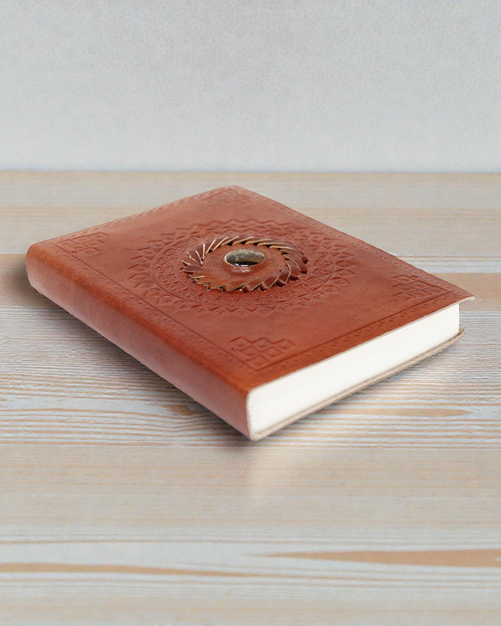Aureum Vision – Taccuino in pelle con occhio di tigre