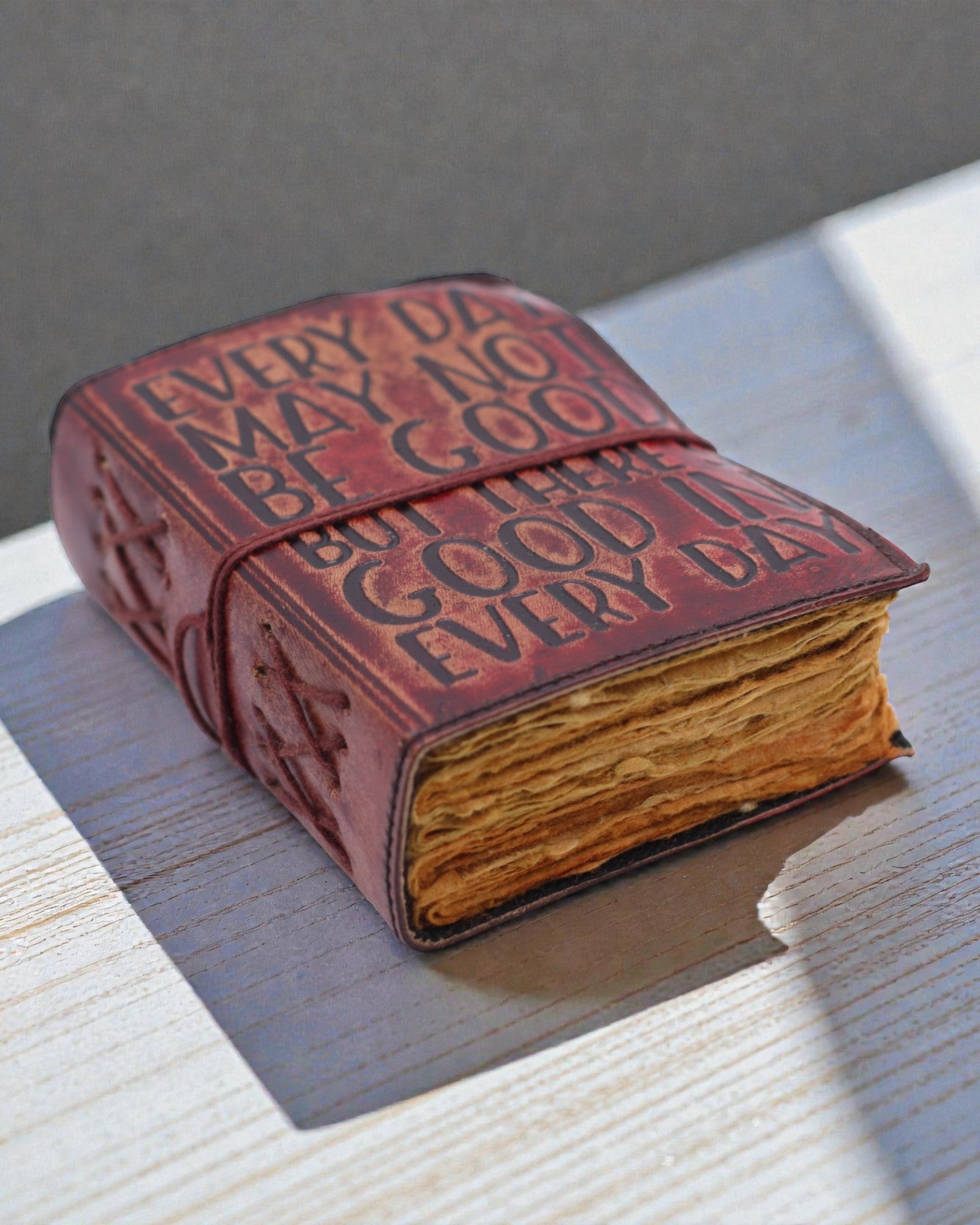 Dies Bona – Taccuino in pelle Non tutti i giorni sono belli