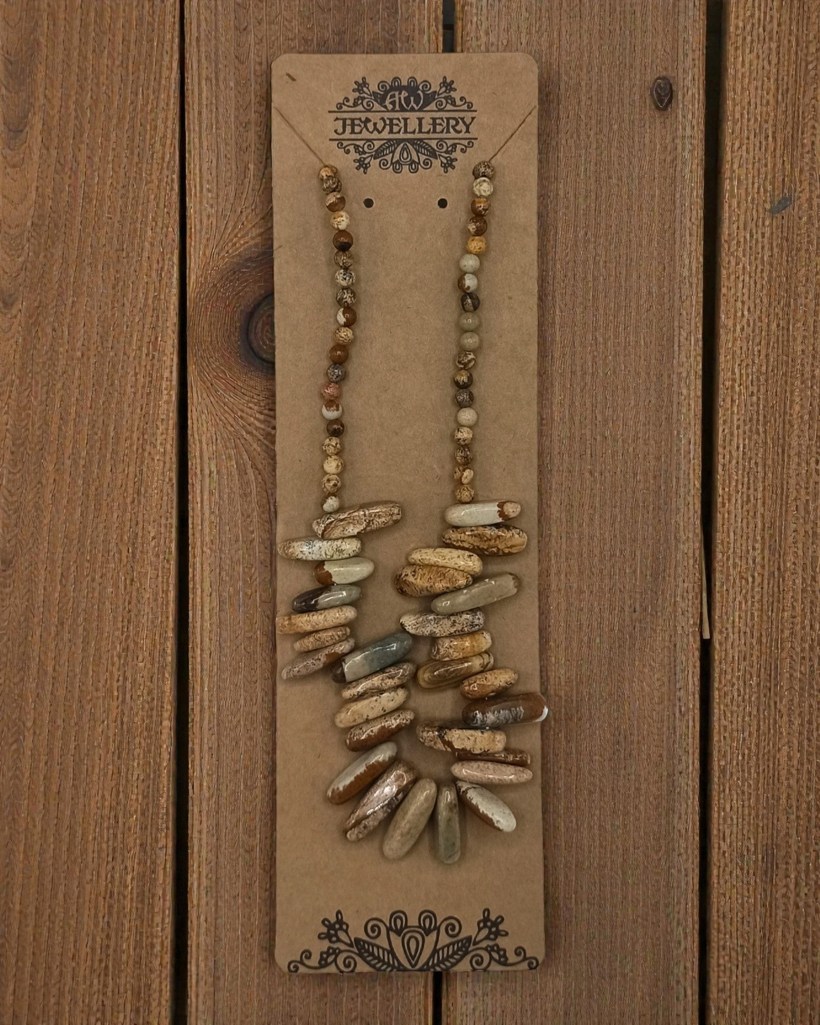 Collana con gemma Longstone - Pietra mappa