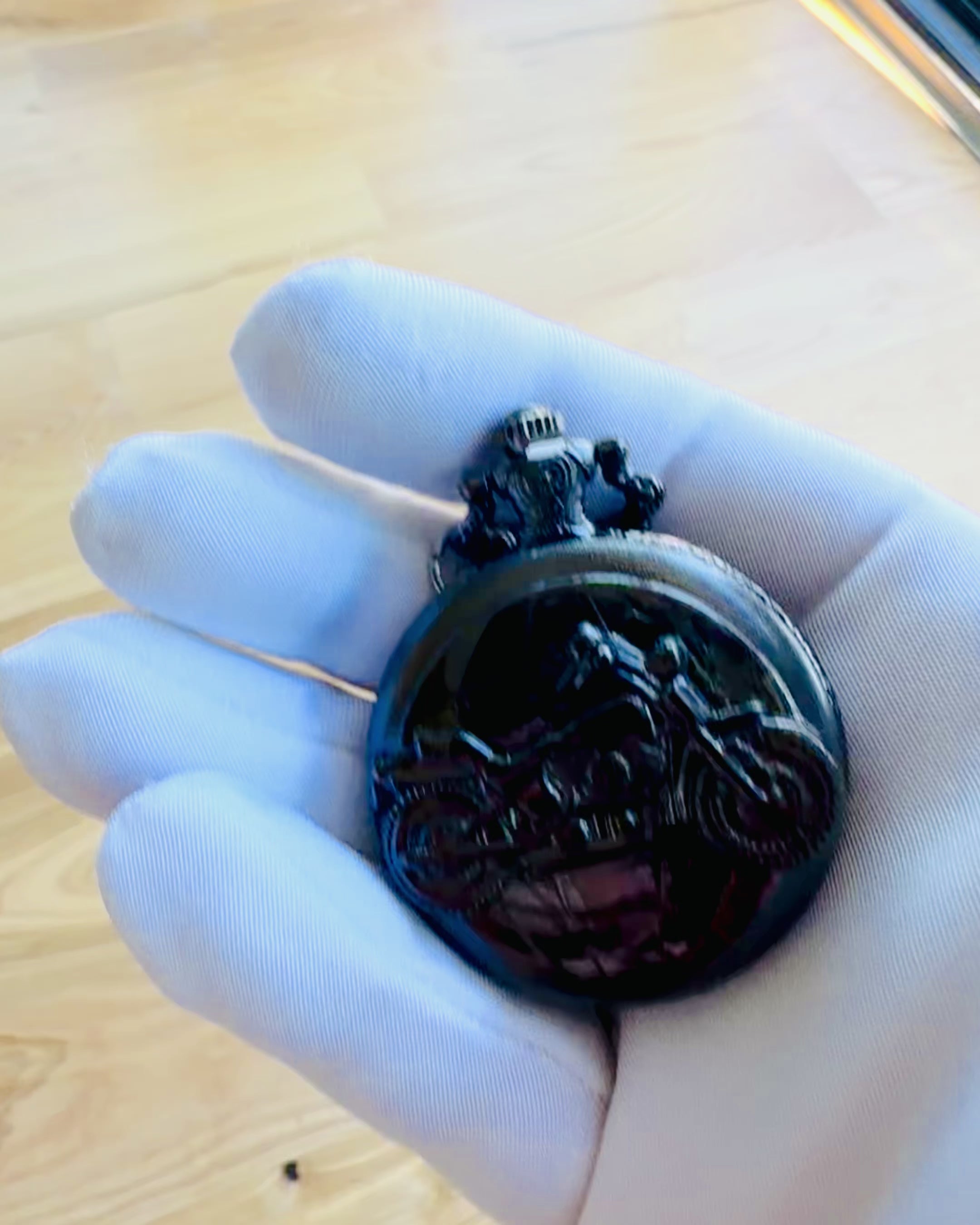 Elegante Orologio da Tasca Passione per la Motocicletta, possibilità di personalizzazione con incisione