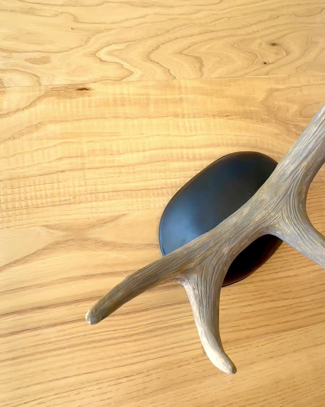 Rogaty Stojak na Wino "Jeleń" con Opzione di Incisione per regalo