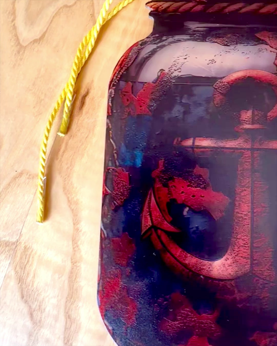 Ciondolo Marino Ancora in Barattolo decorazione sospesa, possibilità di personalizzazione con incisione