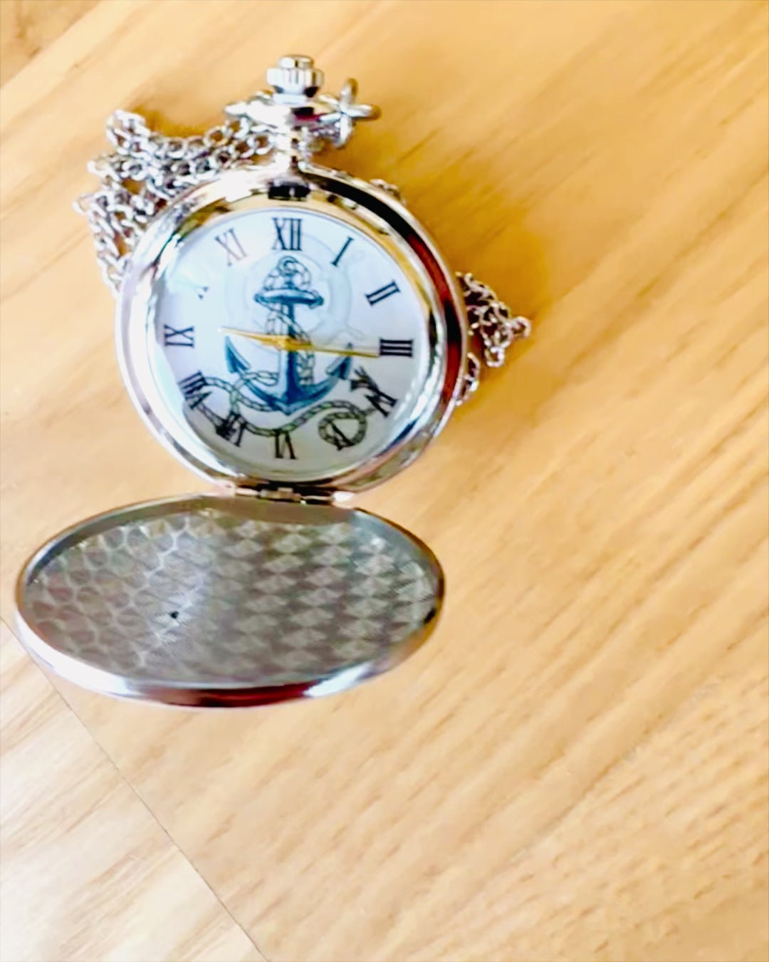 Orologio da Tasca "Złota Kotwica" - personalizzazione per regalo con incisione