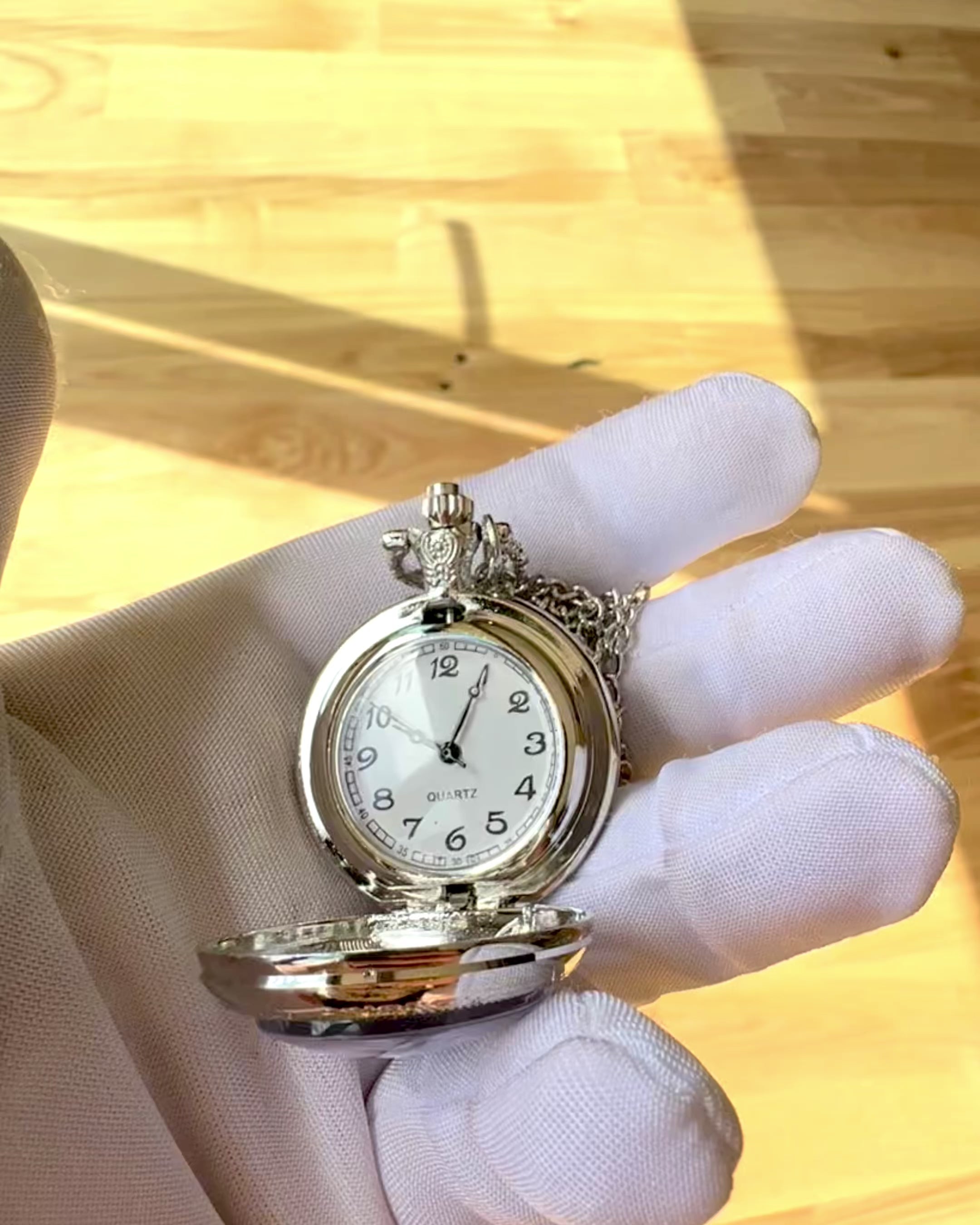 Orologio da Tasca "Mistyczny Lis" con Possibilità di Incisione
