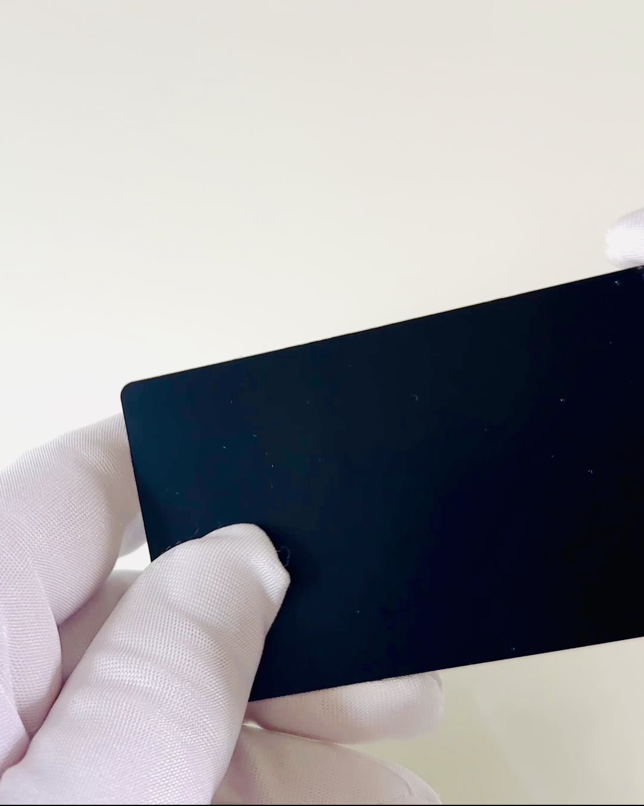 Esclusivo Biglietto da Visita in Metallo Nero Personalizzabile – Ideale come Regalo