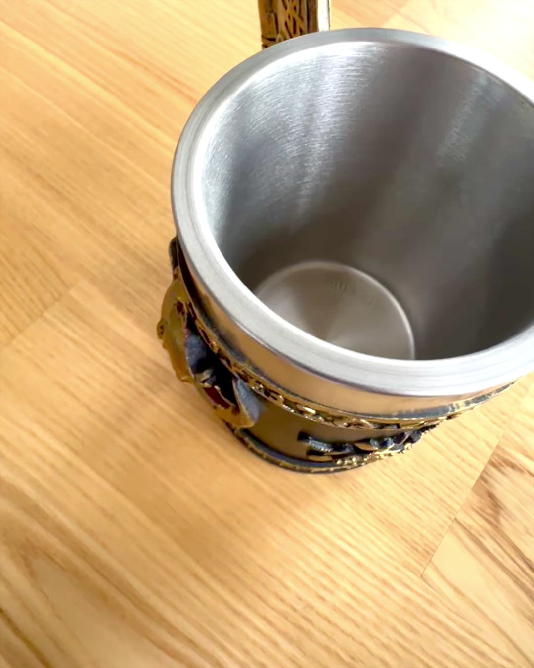 Boccale del Guerriero di Carnevale - 600 ml, 16 cm di altezza, possibilità di personalizzazione con incisione per regalo