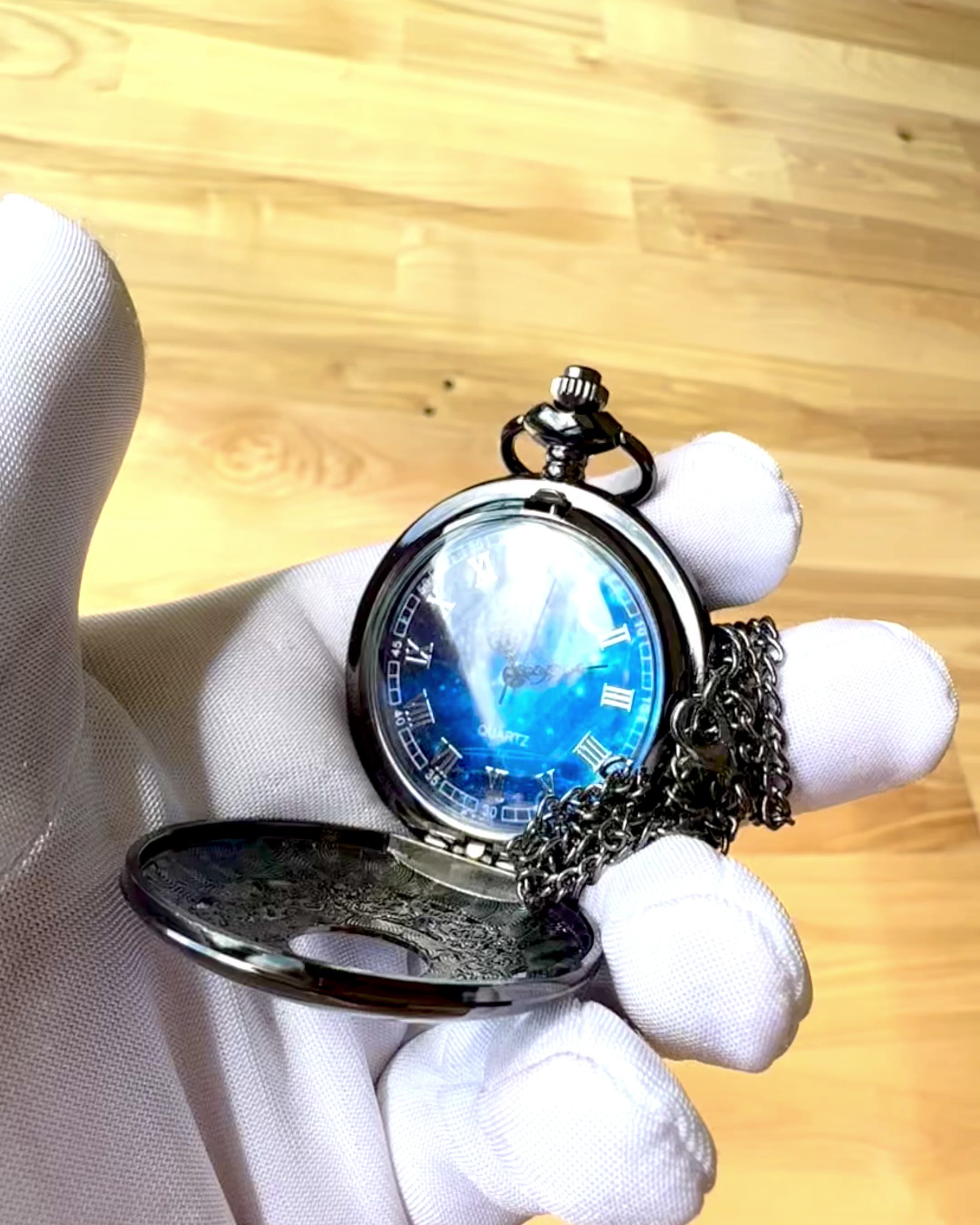 Orologio da tasca "Eternum", personalizzazione per regalo con incisione