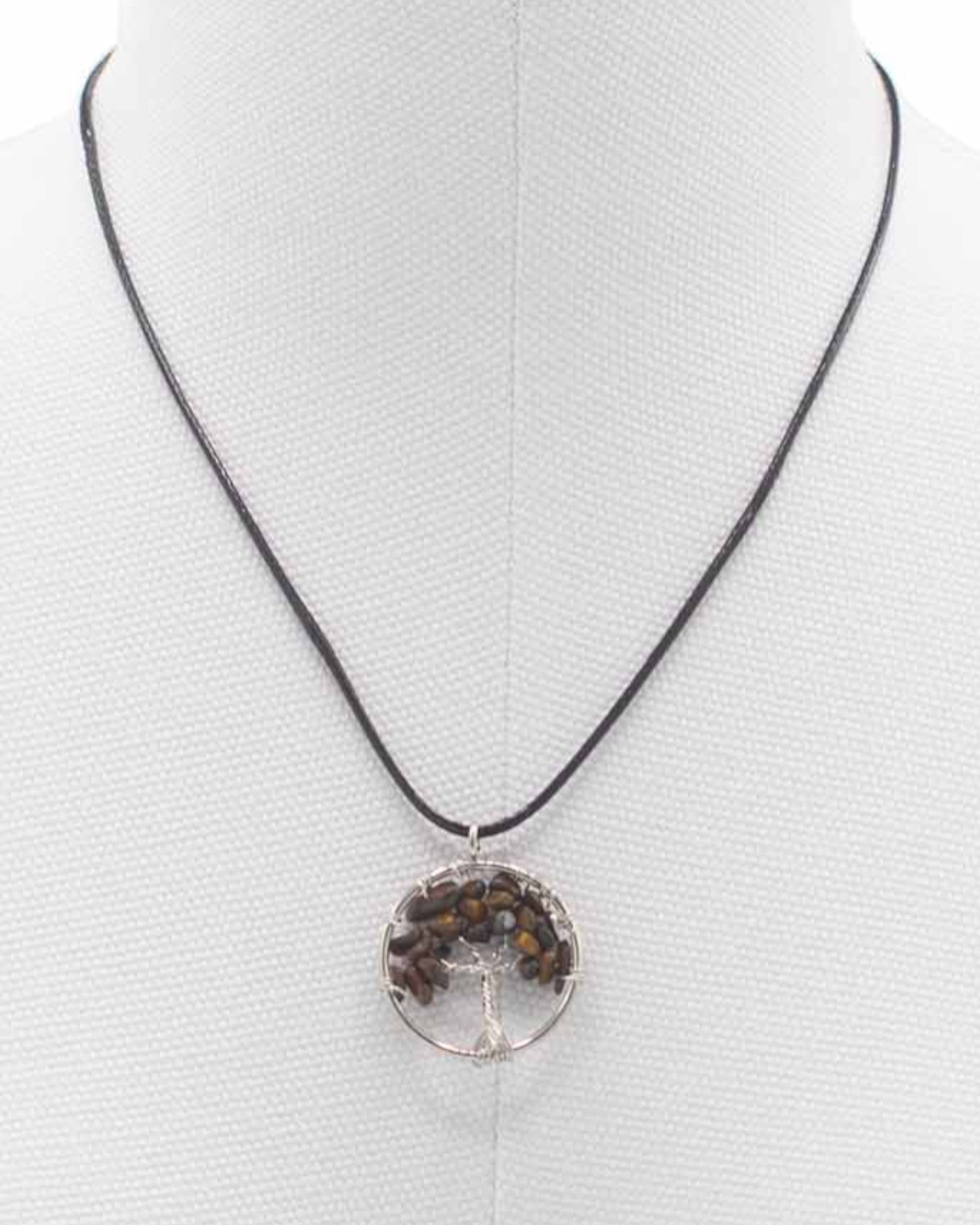 Collana Albero della Vita Protezione e Sicurezza – Occhio di Tigre