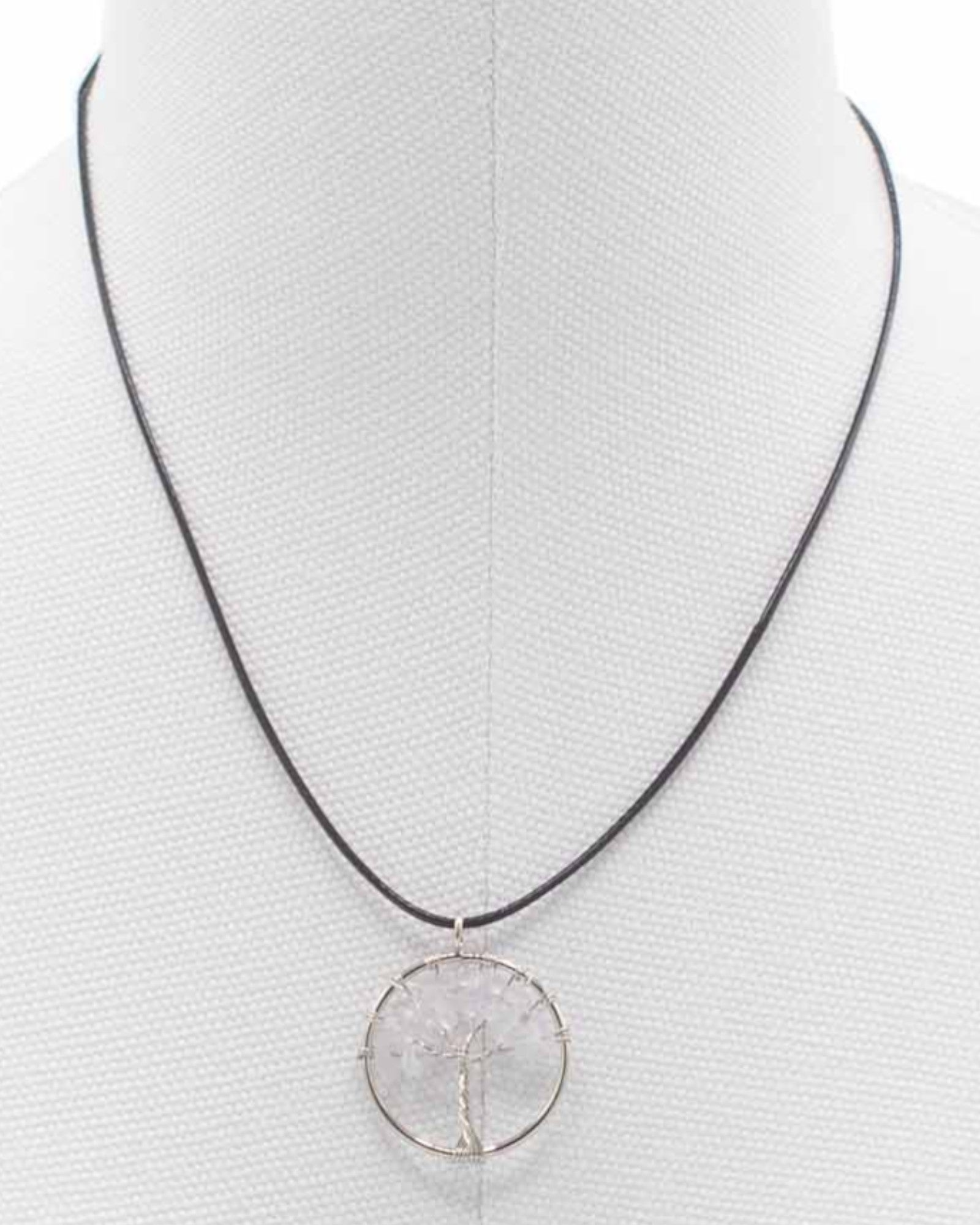 Collana Albero della Vita Energia Pura – Quarzo Ialino