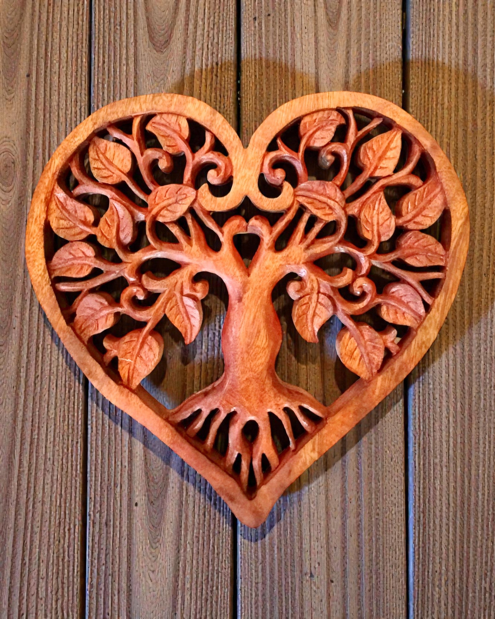 Pannello Decorativo da Parete Cuore – Albero della Vita 30 cm