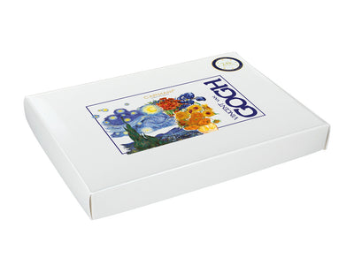 Set di 6 cucchiaini dorati con motivo dei Girasoli di Vincent van Gogh