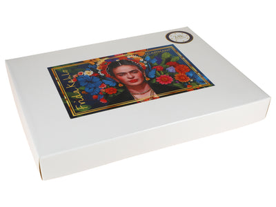 Set di 6 cucchiaini rivestiti in oro 24K F. Kahlo, personalizzabile con incisione - elegante posata da regalo, 13 cm, CARMANI