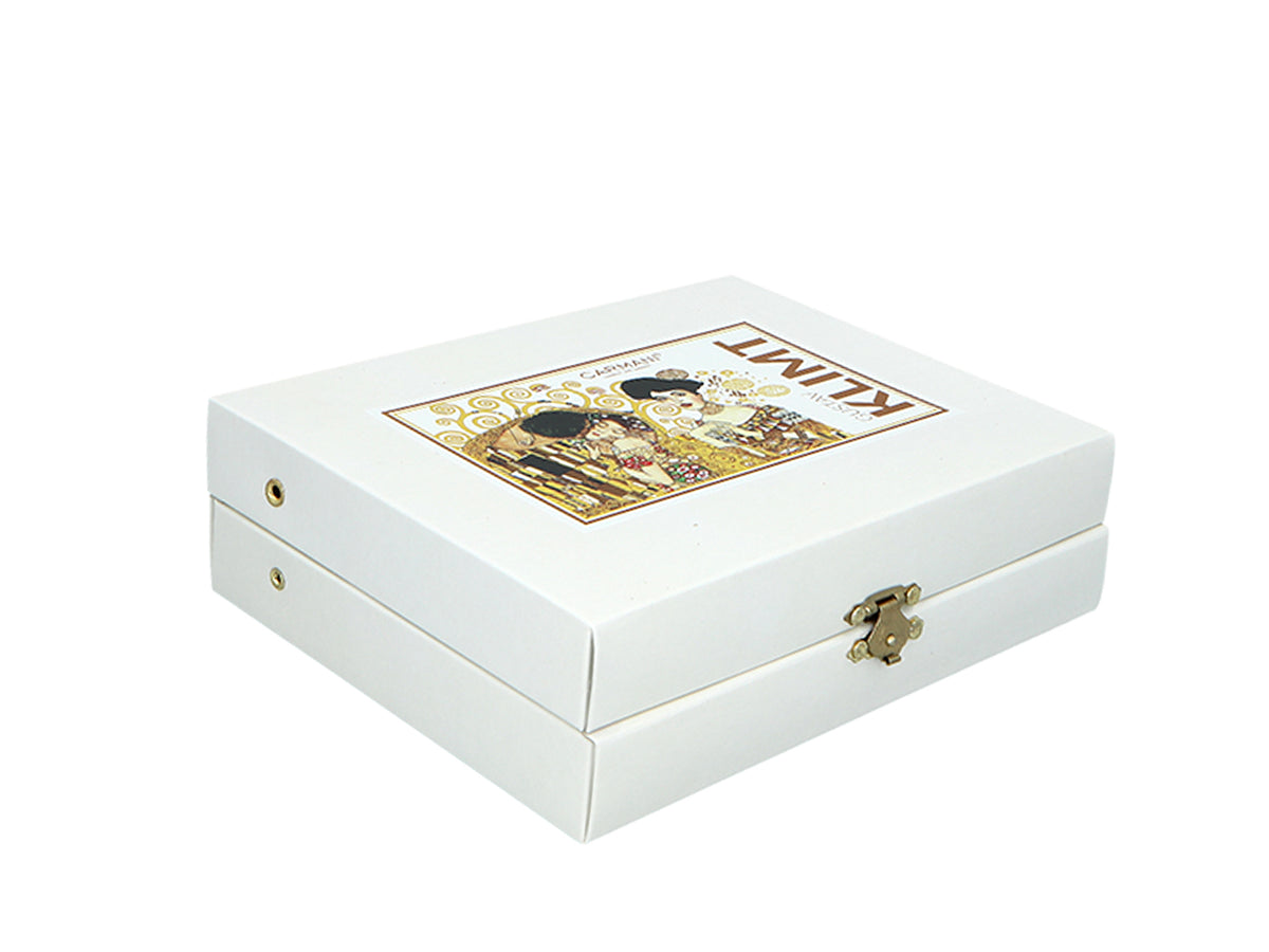 Set di 6 cucchiaini rivestiti in oro 24K con 1 cucchiaino da zucchero