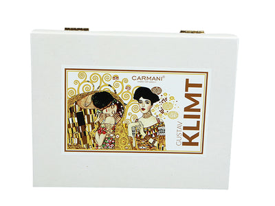 Set di 6 cucchiaini rivestiti in oro 24K con 1 cucchiaino da zucchero