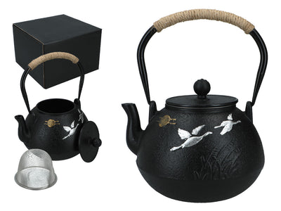 Teiera in ghisa con infusore smaltato da 1200ml