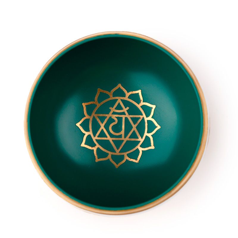 Ciotola sonora - chakra verde, diametro 10 cm, altezza 5 cm
