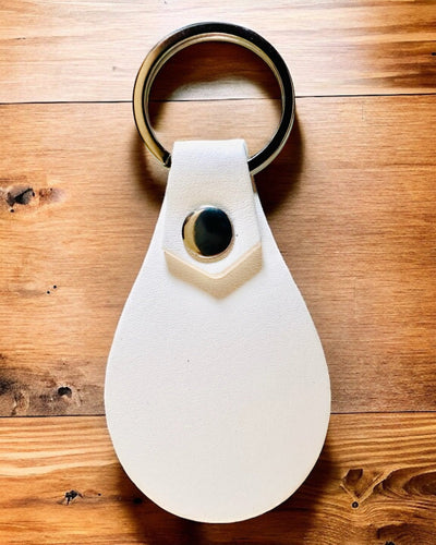 Portachiavi in Pelle PU Personalizzabile con Incisione - Disponibile in 5 Colori