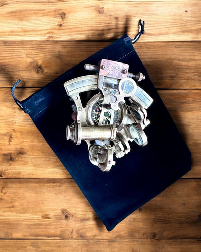 Sekstant Premium con Bussola Antica - possibilità di personalizzazione con incisione