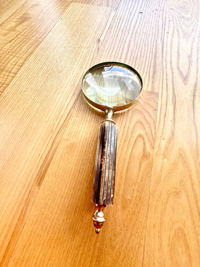 Lente d'ingrandimento retrò grande, possibilità di personalizzazione per regalo con incisione - varianti disponibili