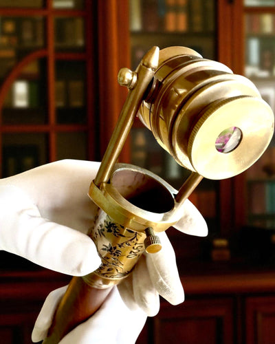 Bastone Navigatore 2.0 con bussola e cannocchiale nascosto, possibilità di personalizzazione con incisione come regalo