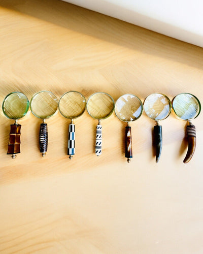 Lente d'ingrandimento retrò grande, possibilità di personalizzazione per regalo con incisione - varianti disponibili