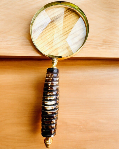 Lente d'ingrandimento retrò grande, possibilità di personalizzazione per regalo con incisione - varianti disponibili